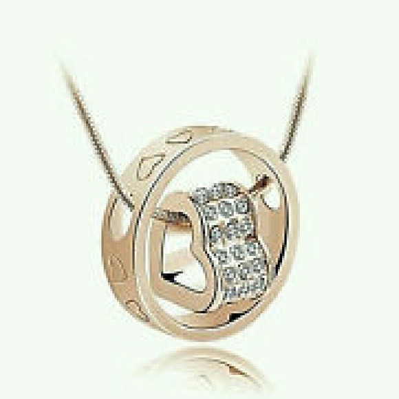 Swarovski Elements Eternal Heart Necklace - Picture 1 of 4